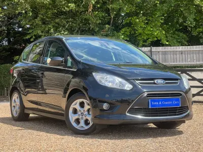 Used Ford C-MAX Zetec 125 HP (91 kW) 2015 Black MPV