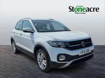 Used VW T-Cross SE 108 HP (79 kW) 2021 White SUV