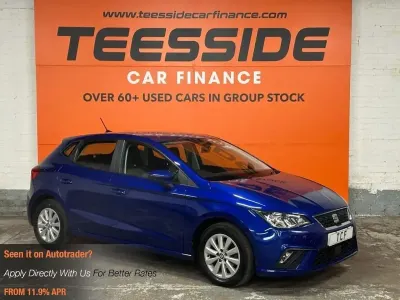 Używany Seat Ibiza SE Technology 75 KM (55 kW) 2018 Niebieski Hatchback