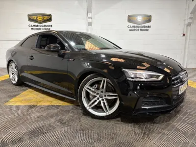 Begagnad Audi A5 S-Line 190 HK (139 kW) 2017 Svart Sportkupé