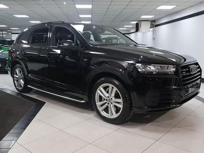 Black Used 2017 Audi Q7 S-Line SUV | £23,949 (Expensive)