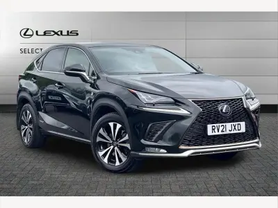 Used Lexus NX300h Sport Line 197 HP (144 kW) 2021 Graphite black SUV