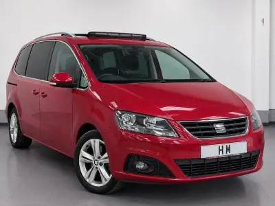 Begagnad Seat Alhambra SE 184 HK (135 kW) 2017 Röd Minibuss