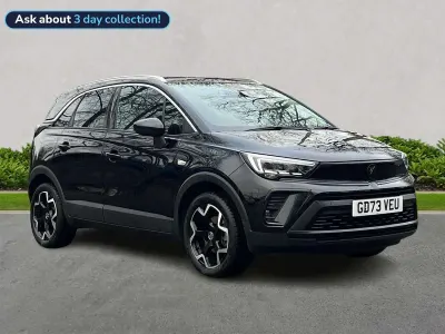 Used Vauxhall Crossland Ultimate 110 HP (80 kW) 2024 Black SUV