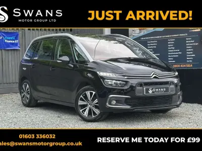 Used Citroën Grand C4 Picasso Feel 120 HP (88 kW) 2017 Black MPV