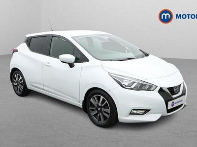 Begagnad Nissan Micra N-Connecta 90 HK (66 kW) 2018 Vit Halvkombi
