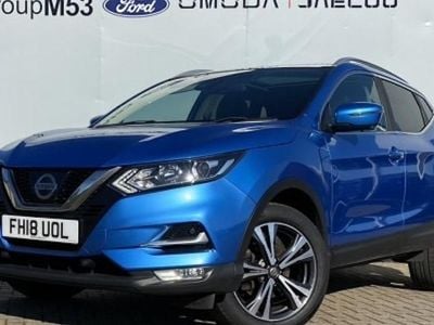 Used Nissan Qashqai N-Connecta 116 HP (85 kW) 2018 Blue SUV