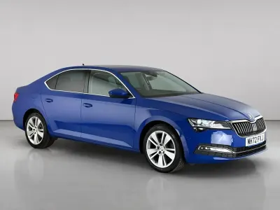 Used Skoda Superb SE L 150 HP (110 kW) 2023 Blue Hatchback