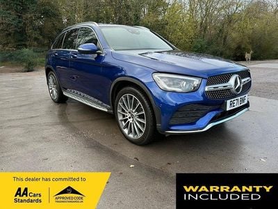 Blue Used 2021 Mercedes GLC300e AMG line Estate | £27,999 (Fair price)