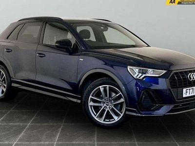 Blue Used 2022 Audi Q3 Black Edition SUV | £17,295 (Good price)