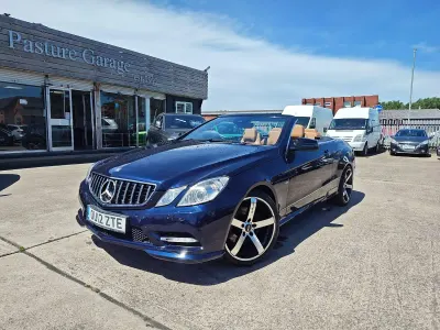 Used Mercedes E350 265 HP (194 kW) 2012 Blue Cabriolet