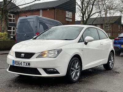 Begagnad Seat Ibiza I-Tech 2014 Vit Halvkombi