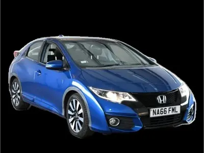 Used Honda Civic SE Plus 100 HP (73 kW) 2016 Blue Hatchback