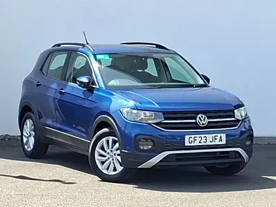 Used VW T-Cross Edition 110 HP (80 kW) 2023 Blue SUV