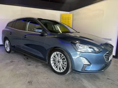 Begagnad Ford Focus Titanium X 150 HK (110 kW) 2019 Blå Kombi