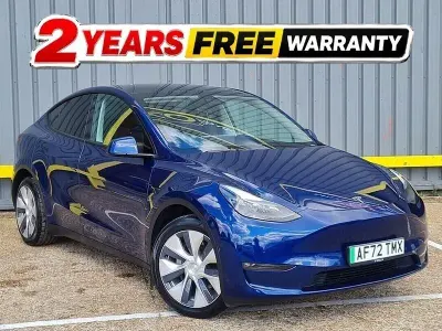 Używany Tesla Model Y Long Range AWD 378 kW (514 KM) 2022 Niebieski SUV
