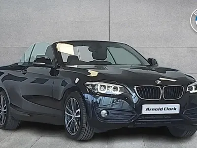 Used BMW 220 Sport Line 190 HP (139 kW) 2019 Black Cabriolet