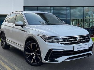 Used VW Tiguan R-line 150 HP (110 kW) 2022 Pure white SUV