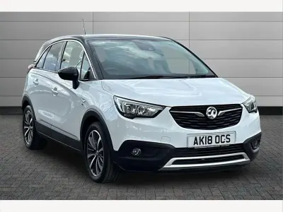 Used Vauxhall Crossland X Elite 80 HP (58 kW) 2018 White SUV