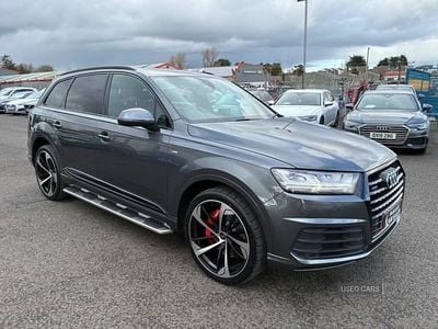 Begagnad Audi Q7 S-Line 2018 Grå SUV