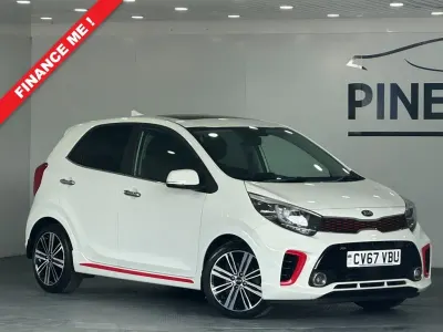 Used Kia Picanto GT-Line S 83 HP (61 kW) 2017 White Hatchback
