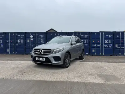 Used Mercedes GLE250 AMG line 204 HP (150 kW) 2016 Silver SUV
