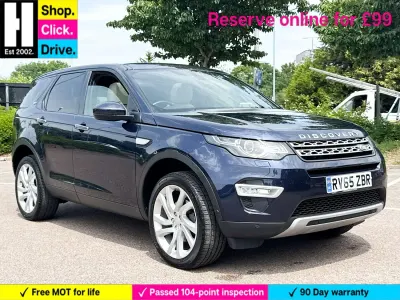 Used Land Rover Discovery Sport HSE Luxury 180 HP (132 kW) 2015 Blue SUV