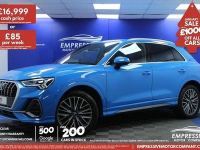 Blue Used 2019 Audi Q3 S-Line SUV | £16,999 (Fair price)