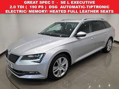 Silver Used 2017 Skoda Superb SE L Executive Estate | £13,790 (Fair price)