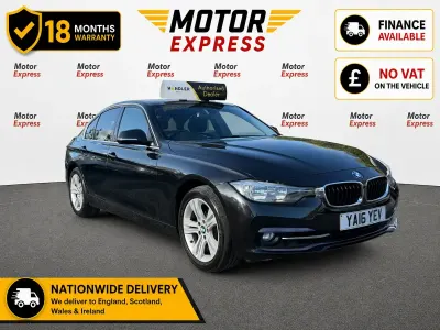 Used BMW 320 Sport Line 184 HP (135 kW) 2016 Black Sedan