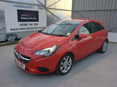 Used Vauxhall Corsa Excite 70 HP (51 kW) 2015 Red Hatchback