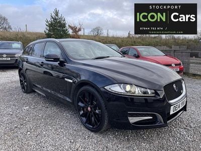 Black Used 2014 Jaguar XF Portfolio Estate | £10,499 (Expensive)