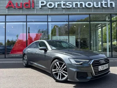 Used Audi A6 S-Line 200 HP (147 kW) 2020 Grey Sedan