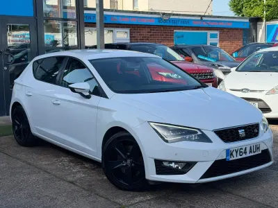 Usado Seat Leon FR 180 HP (132 kW) 2014 Branco Citadino