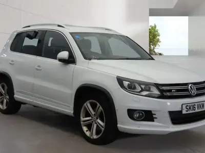 Used VW Tiguan R-line Edition 150 HP (110 kW) 2016 White SUV