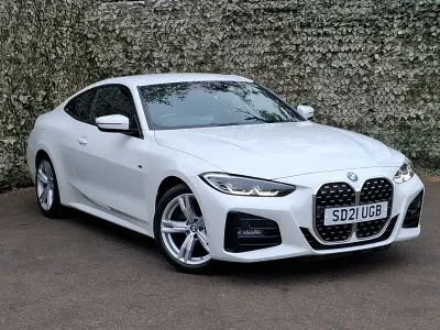 Used BMW 420 M Sport 184 HP (135 kW) 2021 White Coupe