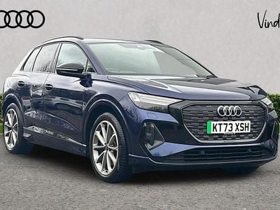 Used Audi Q4 e-tron Comfort 150 kW (204 HP) 2023 Blue SUV