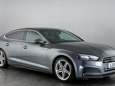 Grey Used 2018 Audi A5 Sportback S-Line Hatchback | £18,900 (Fair price)