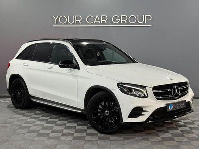 White Used 2017 Mercedes GLC220 AMG line SUV | £20,990 (Expensive)