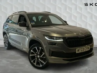 Used Skoda Kodiaq SportLine 150 HP (110 kW) 2023 Graphite grey metallic SUV