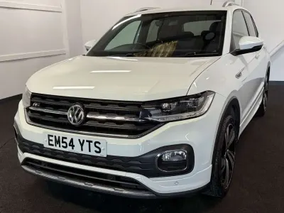 Gebraucht VW T-Cross R-line 115 PS (84 kW) 2019 Weiß SUV
