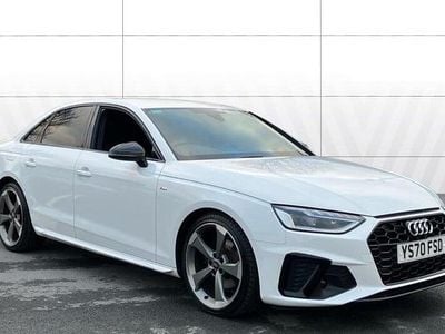 Used Audi A4 Black Edition 150 HP (110 kW) 2020 White Sedan