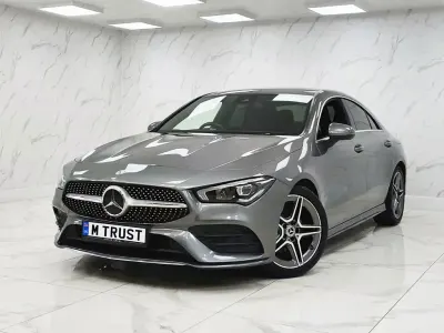 Used Mercedes CLA180 AMG line 136 HP (100 kW) 2020 Grey Coupe