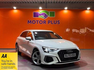 Used Audi A3 Sportback S-Line 150 HP (110 kW) 2020 White Hatchback