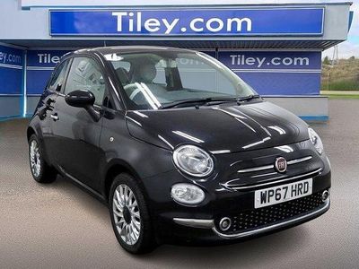 Used Fiat 500 Lounge 69 HP (50 kW) 2017 Black Hatchback