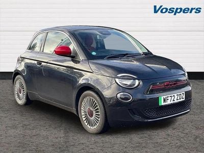 Black Used 2022 Fiat 500e Red Hatchback | £13,750 (Fair price)