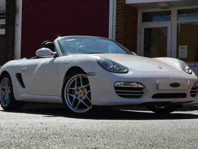 Used Porsche Boxster 2010 White Cabriolet