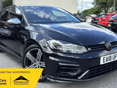 Used VW Golf VII R 310 HP (228 kW) 2018 Black Hatchback