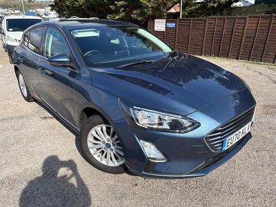 Used Ford Focus Titanium 125 HP (91 kW) 2020 Blue Hatchback