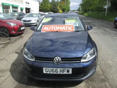 Used VW Golf VII Edition 110 HP (80 kW) 2016 Blue Hatchback